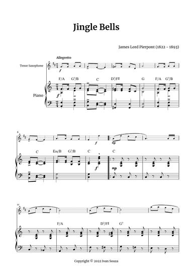 Jingle Bells (arr. Ivan Souza)