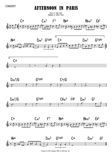Afternoon In Paris (arr. Rammy Music)