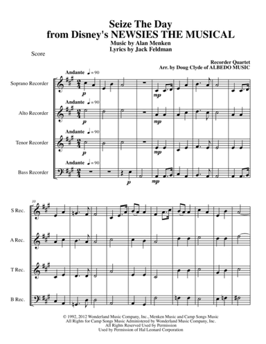 Seize The Day (arr. Doug Clyde)