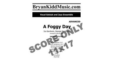 A Foggy Day (in London Town) - Score Only (arr. Bryan Kidd)