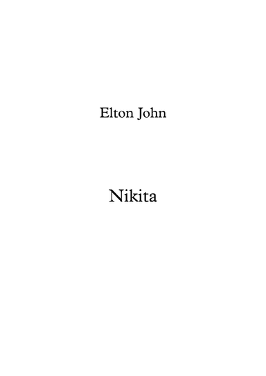 Nikita (arr. Dejan Teodosievski)
