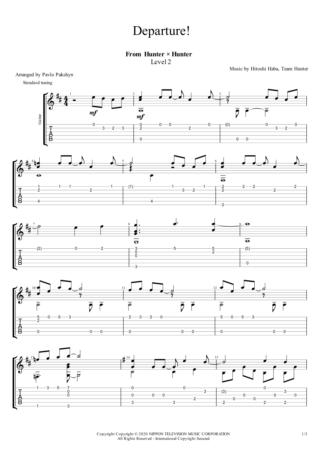 Departure! (arr. Pavlo Pakshyn)