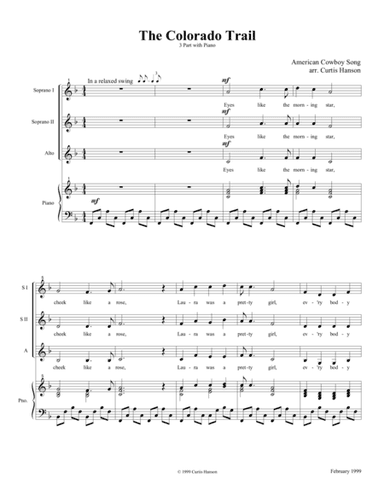The Colorado Trail (SSA) (arr. Curtis Hanson)