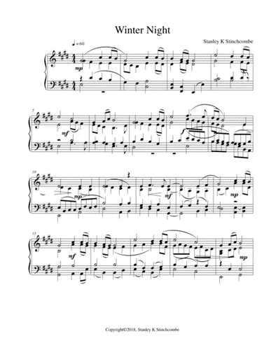 Winter Night, Op. 12