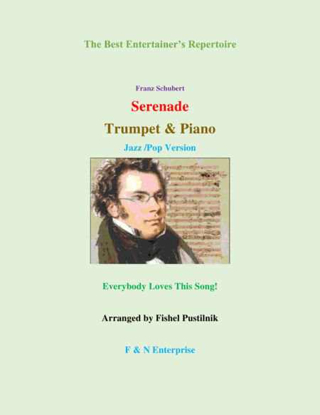 "Serenade" by Schubert-Piano Background for Trumpet and Piano (arr. Fishel Pustilnik)