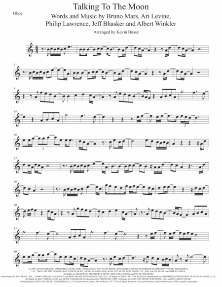 Talking To The Moon (arr. Kevin Busse)