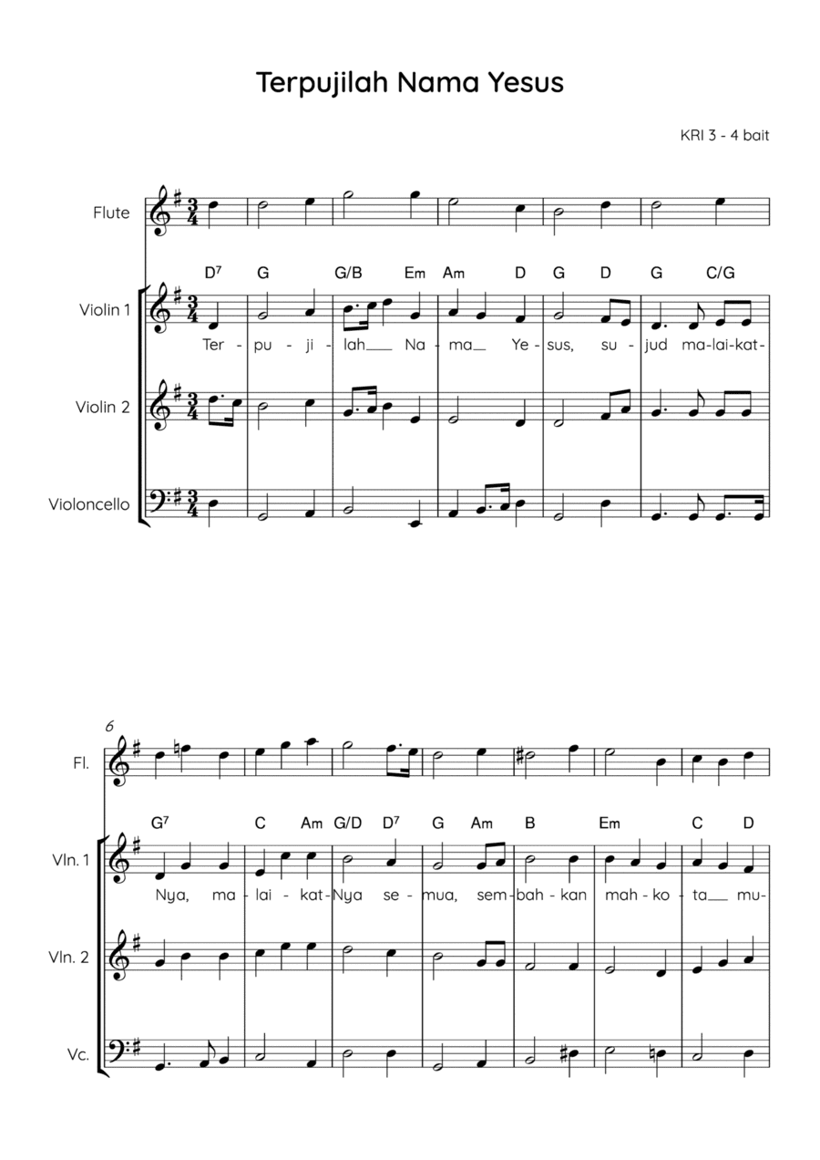 All Hail The Power of Jesus' Name (arr. Angie Wiranata)