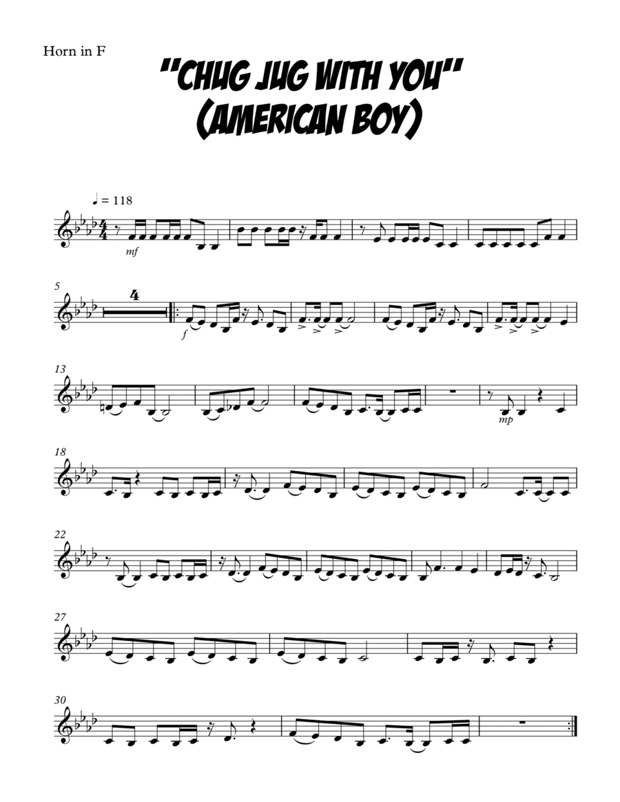 American Boy (arr. SongBird Music)