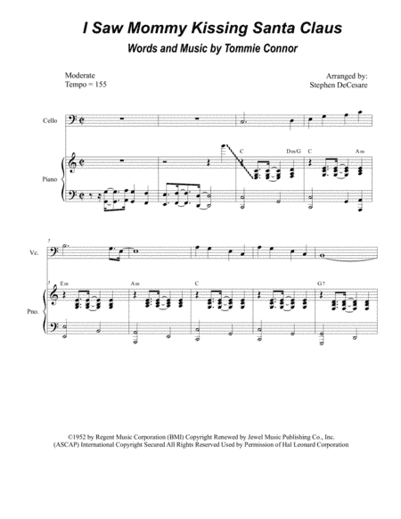 I Saw Mommy Kissing Santa Claus (arr. Stephen DeCesare)