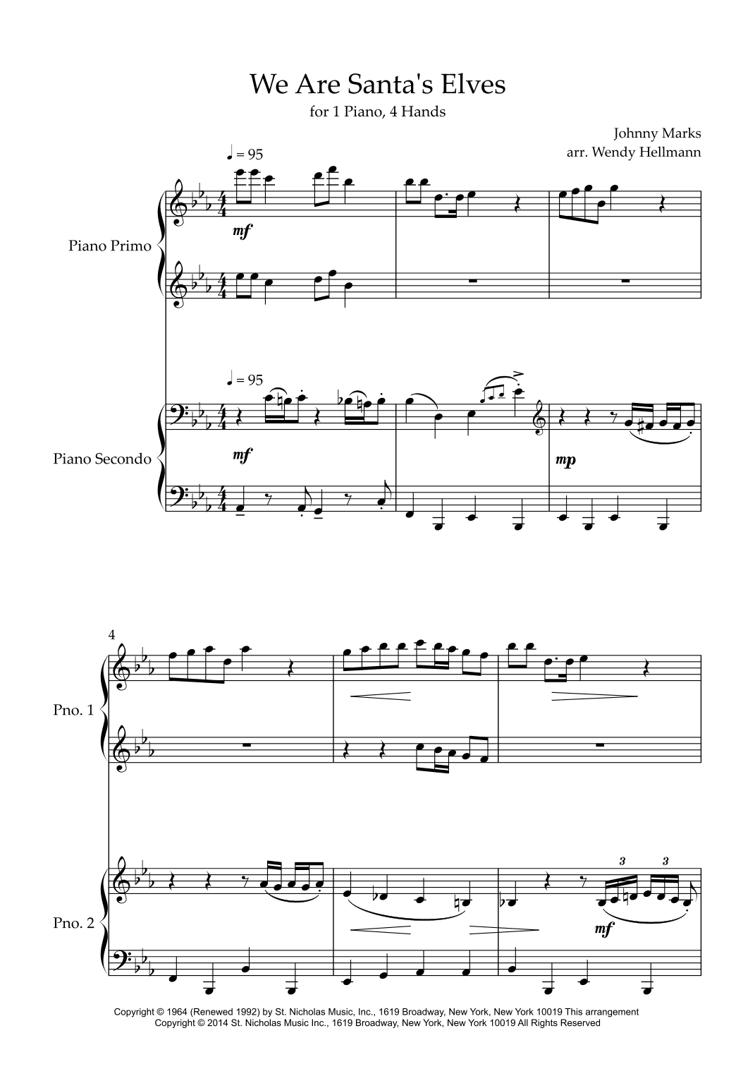 We Are Santa's Elves (arr. Wendy Hellmann)