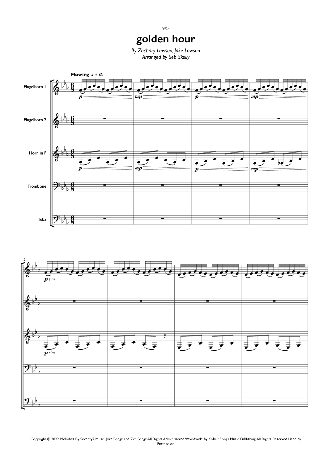 Golden Hour (arr. Seb Skelly)