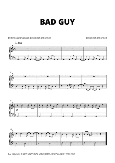 Bad Guy (arr. Cadenza Editions)