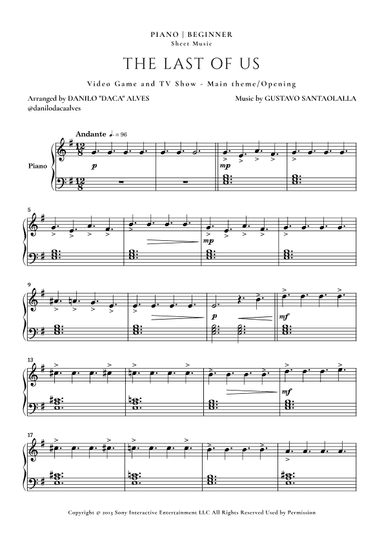 The Last Of Us (arr. Danilo "Daca" Alves)