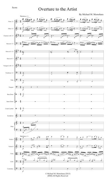 Overture to the Artist | Study Score