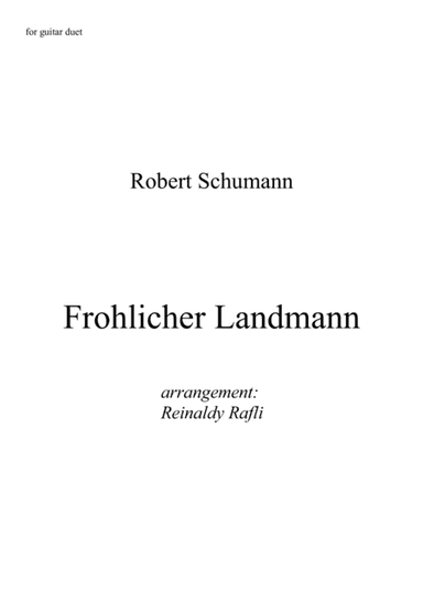 Frochlicher Landmann (arr. Reinaldy Rafli)