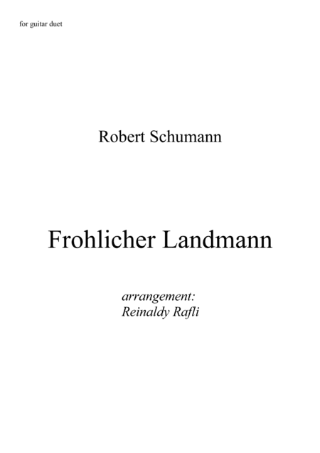 Frochlicher Landmann (arr. Reinaldy Rafli)
