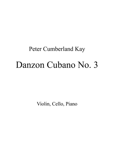 Danzon Cubano No. 3