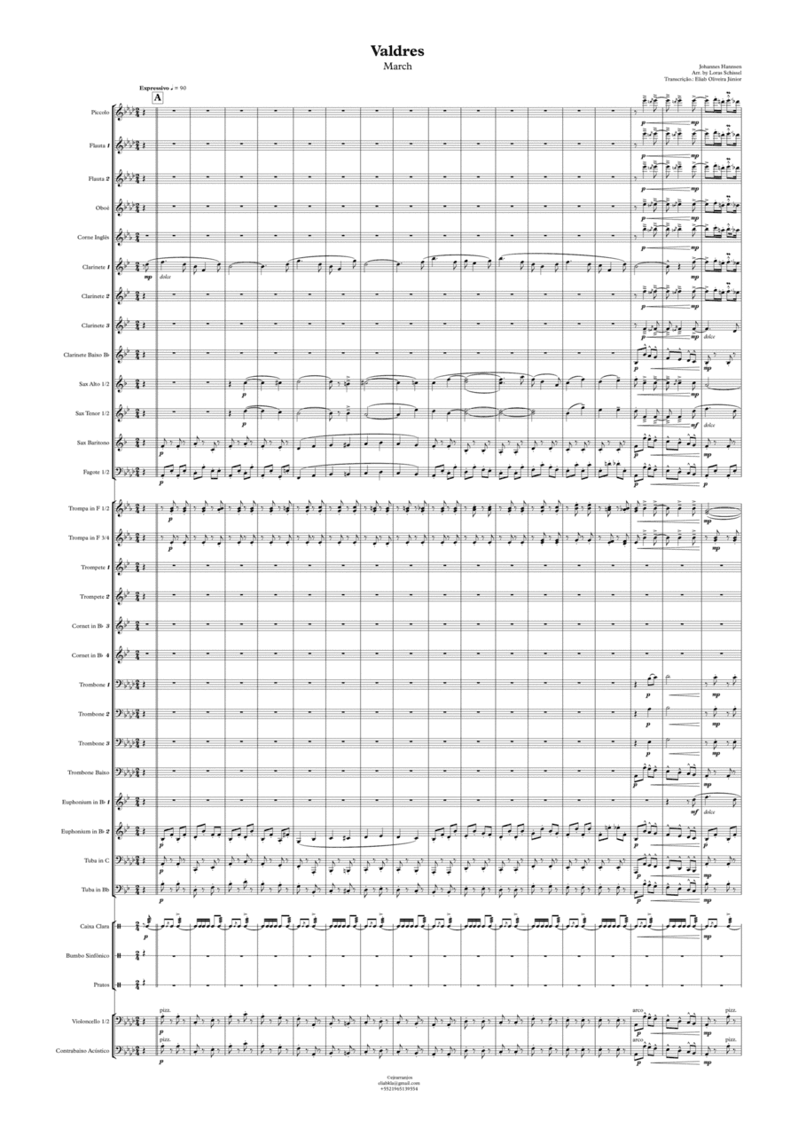 Valdres March for Concert Band (arr. Eliab Oliveira Junior)