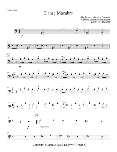 Danse Macabre Op 40 (pd) (arr. P. R. Frederick)