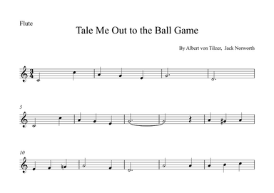 Take Me Out To The Ball Game (arr. Alex Nunes Rodrigues)