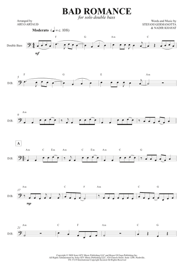 Bad Romance (arr. Art.o Artaud)