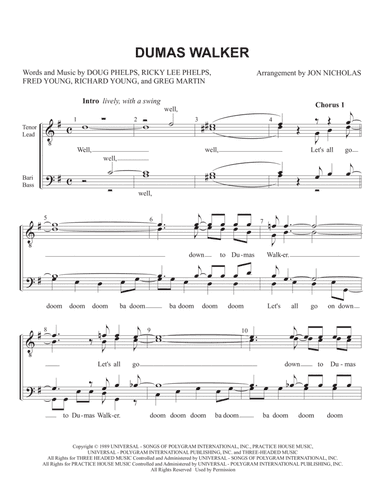 Dumas Walker (arr. Jon Nicholas)