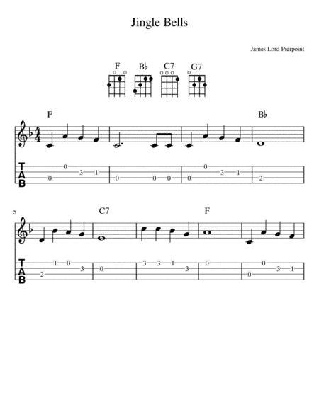 Jingle Bells (Ukulele) (arr. Randy McGravey)