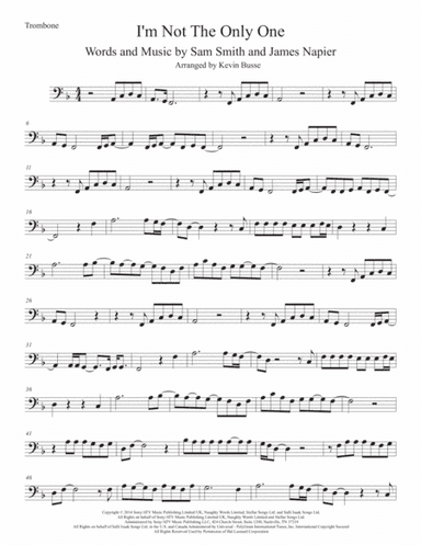 I'm Not The Only One (arr. Kevin Busse)