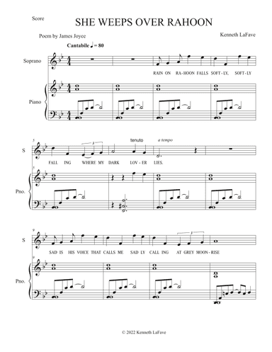 She Weeps Over Rahoon