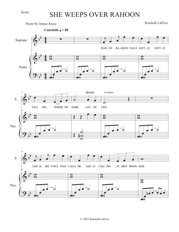 She Weeps Over Rahoon