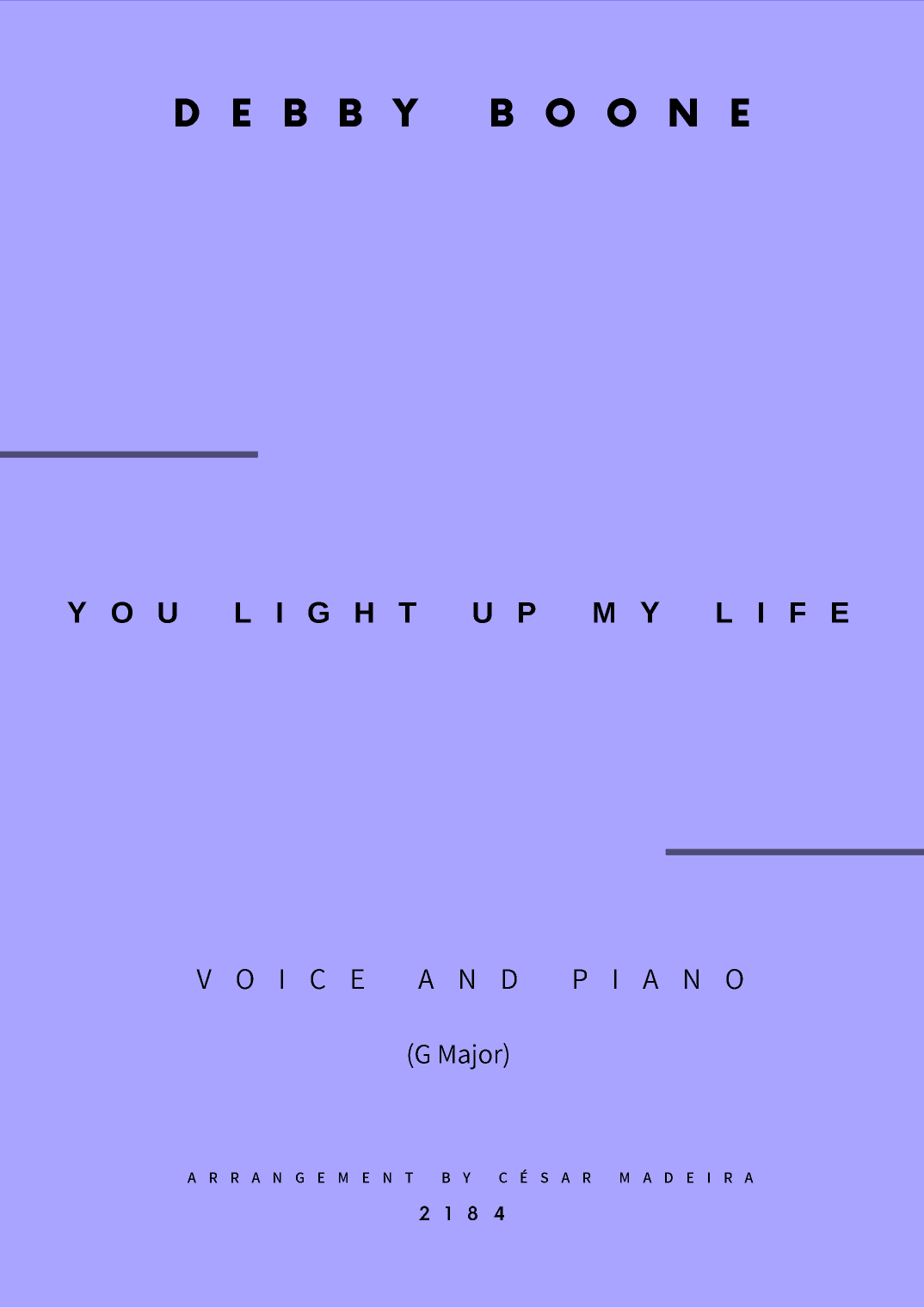 You Light Up My Life (arr. César Madeira)