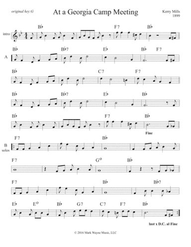 At a Georgia Camp Meeting (arr. Mark Huxhold)
