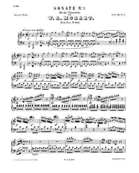 Mozart - Piano Sonata No.7 (arr. Wesley Mekilis)