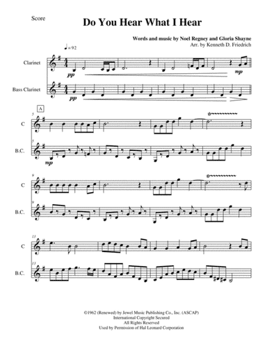 Do You Hear What I Hear (arr. Kenneth D. Friedrich)