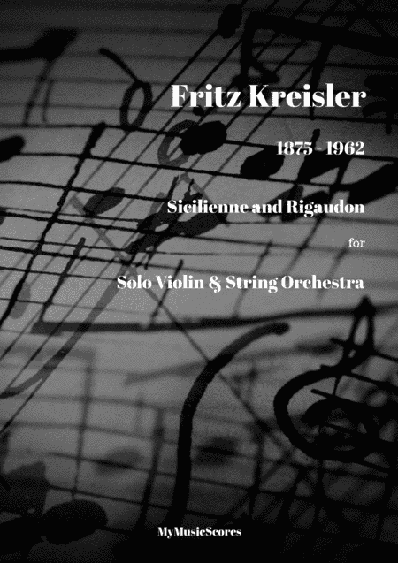 Kreisler Sicilienne and Rigaudon (arr. Paul Wood)