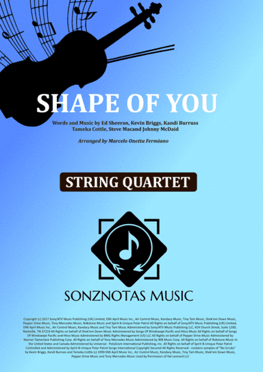 Shape Of You (arr. Marcelo Onetta Fermiano)