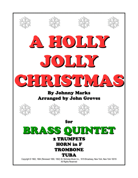 A Holly Jolly Christmas (arr. John Groves)