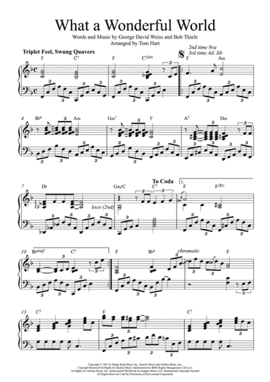 What A Wonderful World (arr. Tom Hart)