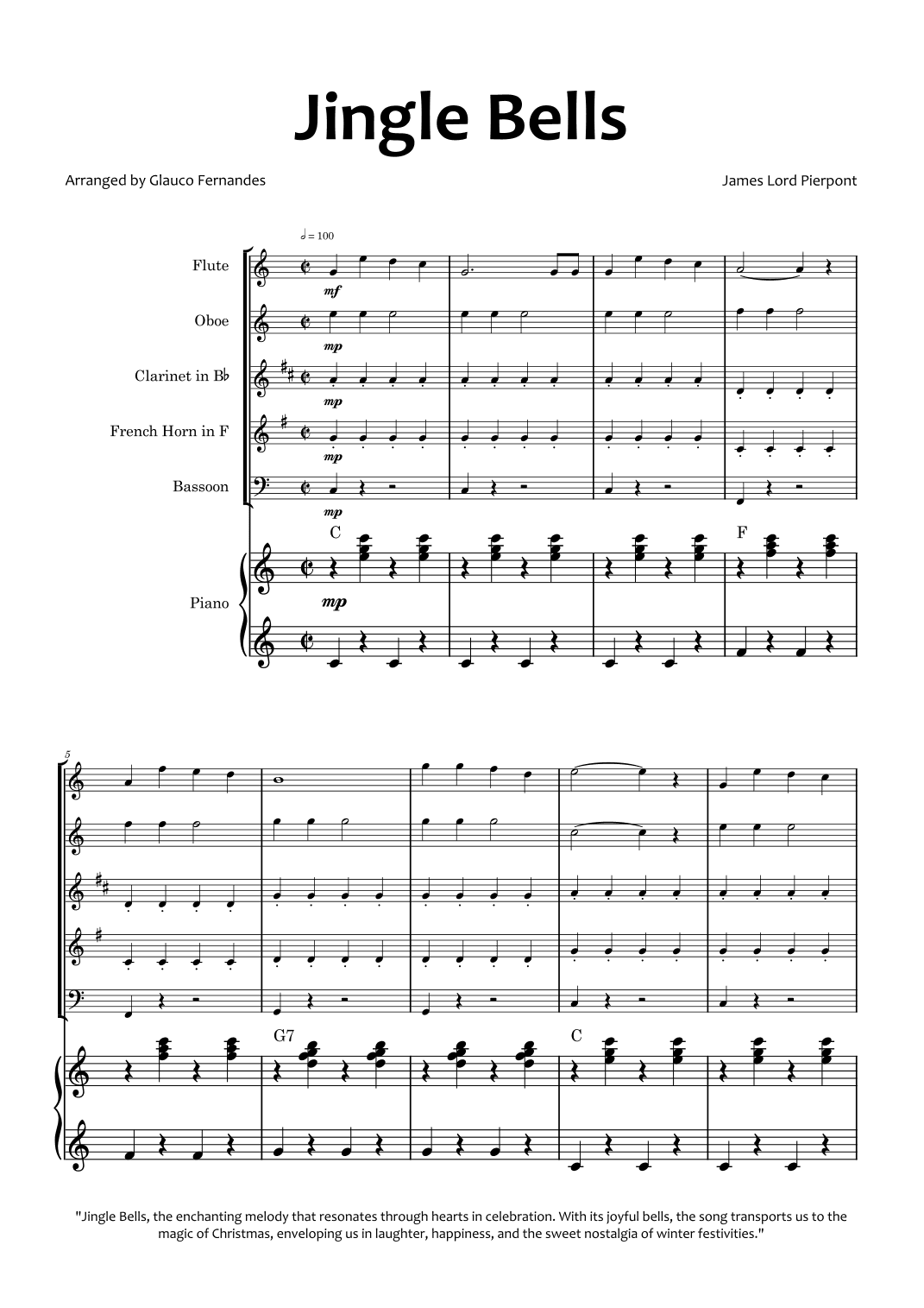 Jingle Bells (arr. Glauco Fernandes)