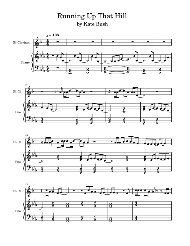 Running Up That Hill (arr. Anya Alston)