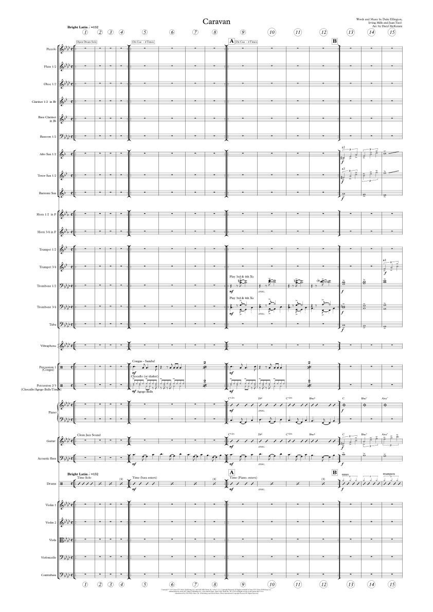 Caravan (arr. Daryl McKenzie)