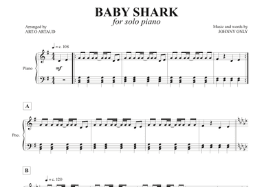 Baby Shark (arr. Art.o Artaud)