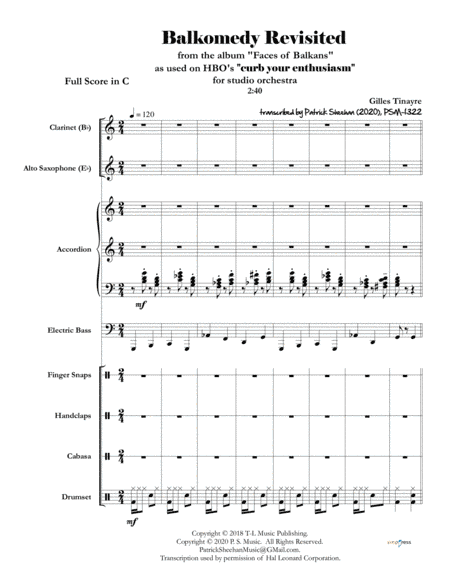 Bang Bang (my Baby Shot Me Down) (arr. Patrick Sheehan)