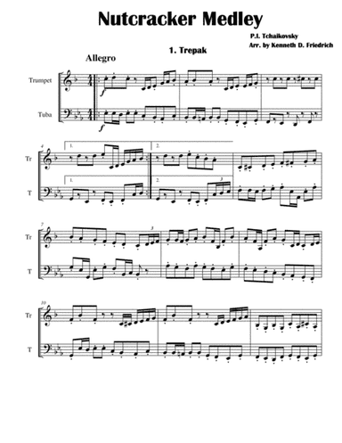Nutcracker Medley (arr. Kenneth D. Friedrich)