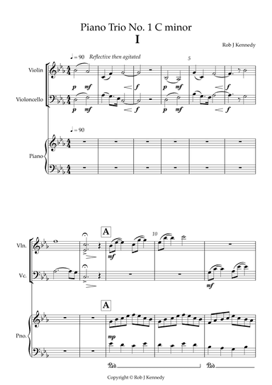 Piano Trio No. 1 C minor 1st movement