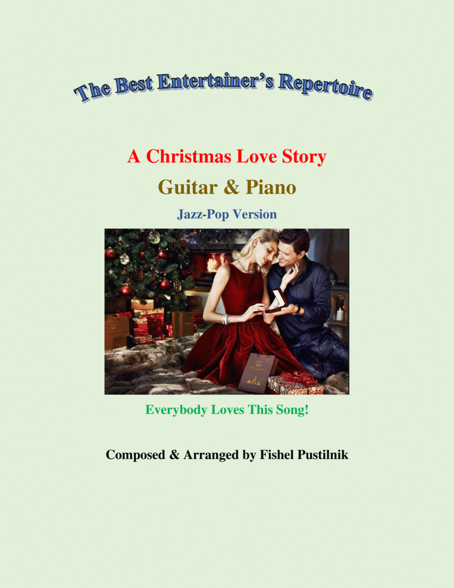 A Christmas Love Story Piano Background for Guitar and Piano-Video