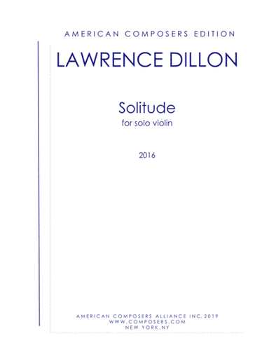 [Dillon] Solitude