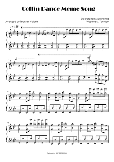 Astronomia (arr. Harmony Valarie @ Teacher Valarie)