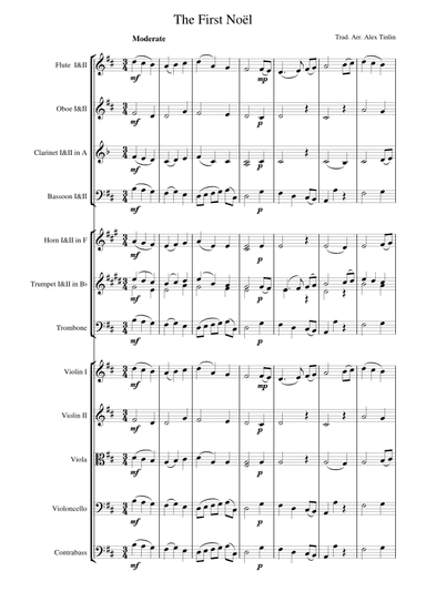 The First Noël (arr. Alex Tinlin)