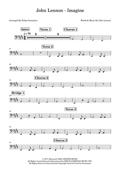 Imagine (arr. Felipe Gonçalves)